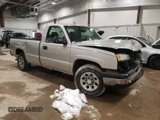 2006 Chevrolet Silverado 1500 LS with VIN 1GCEK14T36E135138, listed as a Copart auction lot 87360994 with 76,755 mi miles and Non Repairable. Bid and sale history available at carsss.com. Image 4.