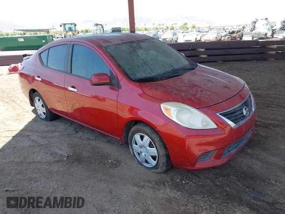 2013 Nissan Versa SV with VIN 3N1CN7AP5DL872317, listed as a IAAI auction lot 42599111 with 145,566 mi miles and . Bid and sale history available at DreamBid. Image 1.