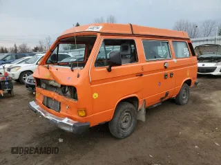 1987 Volkswagen Vanagon GL with VIN WV2ZB025XHH102673, listed as a Copart auction lot 50572245 with Not Provided miles and Non Repairable. Bid and sale history available at DreamBid. Image 1.