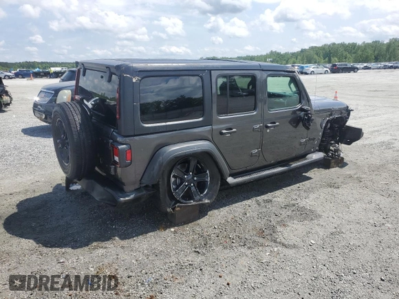 2022 Jeep Wrangler Unlimited Sport S z VIN 1C4HJXDG9NW149351, wystawiony jako Copart lot #54513615 z przebiegiem 9 873 mil mil oraz Szkoda całkowita • Salvage title. Historia ofert i sprzedaży dostępna na DreamBid. Obrazek 3.