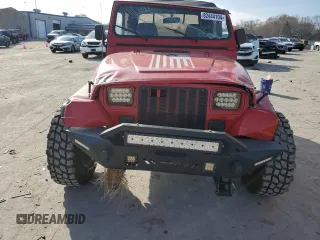 1994 Jeep Wrangler S with VIN 1J4FY19P0RP400843, listed as a Copart auction lot 82444104 with 117,923 mi miles and Salvage Title. Bid and sale history available at carsss.com. Image 5.