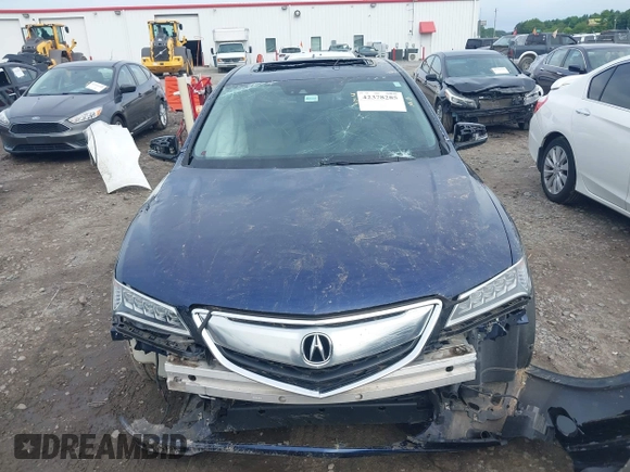 2017 Acura TLX V6 w/Advance Pkg with VIN 19UUB2F77HA002136, listed as a IAAI auction lot 42378285 with 84,605 mi miles and . Bid and sale history available at DreamBid. Image 12.