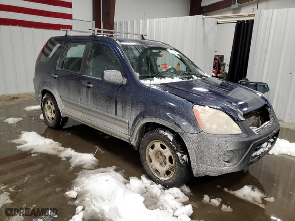 2005 Honda CR-V LX with VIN SHSRD78505U333983, listed as a Copart auction lot 45180605 with 176,013 mi miles and Salvage Title. Bid and sale history available at carsss.com. Image 4.