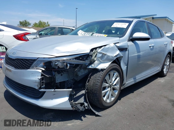 2018 Kia Optima LX with VIN 5XXGT4L35JG266892, listed as a IAAI auction lot 42473938 with 79,690 mi miles and . Bid and sale history available at DreamBid. Image 19.