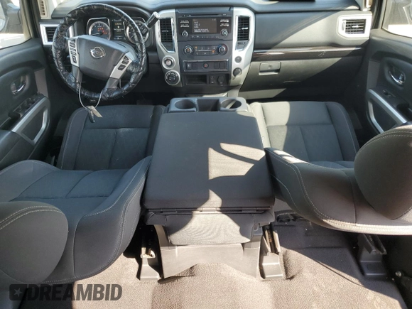 2017 Nissan Titan S with VIN 1N6AA1EJ4HN571219, listed as a Copart auction lot 43154215 with 63,876 mi miles and Salvage Title. Bid and sale history available at carsss.com. Image 8.