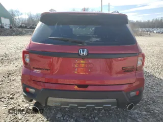 2023 Honda Passport TrailSport with VIN 5FNYF8H61PB029379, listed as a Copart auction lot 49202384 with 15,688 mi miles and Salvage Title. Bid and sale history available at carsss.com. Image 6.