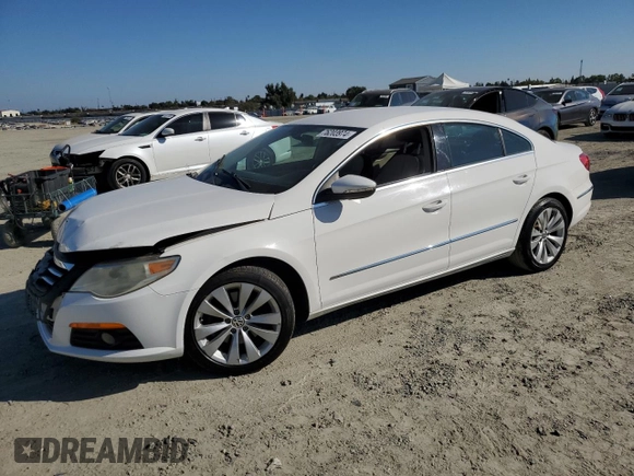 2010 Volkswagen CC with VIN WVWMP9AN1AE559959, listed as a Copart auction lot 76203974 with 188,396 mi miles and Salvage Title. Bid and sale history available at DreamBid. Image 1.
