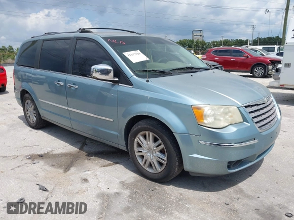 2008 Chrysler Town & Country Limited with VIN 2A8HR64X38R746763, listed as a IAAI auction lot 42117320 with 174,692 mi miles. Bid and sale history available at carsss.com. Image 1.