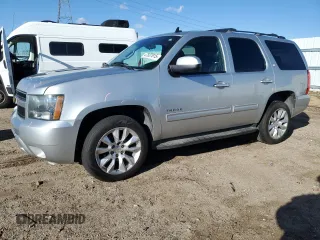 2012 Chevrolet Tahoe LT with VIN 1GNSCBE05CR157017, listed as a Copart auction lot 47837815 with 200,115 mi miles and Salvage title. Bid and sale history available at DreamBid. Image 1.