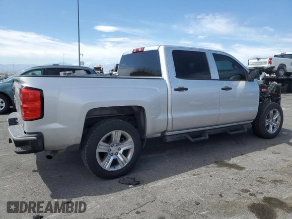 2018 Chevrolet Silverado 1500 Custom with VIN 3GCPCPEH0JG134579, listed as a Copart auction lot 50581845 with 125,133 mi miles and Salvage Title. Bid and sale history available at DreamBid. Image 3.