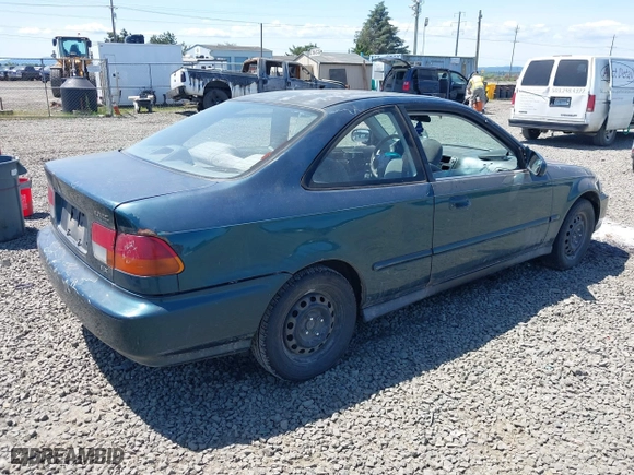 1998 Honda Civic EX with VIN 1HGEJ8145WL032373, listed as a IAAI auction lot 39409076 with 259,197 mi miles. Bid and sale history available at carsss.com. Image 4.