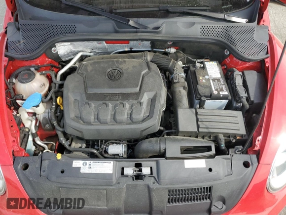 2018 Volkswagen Beetle S with VIN 3VW5DAAT7JM516764, listed as a Copart auction lot 49883765 with 50,913 mi miles and Salvage Title. Bid and sale history available at DreamBid. Image 12.