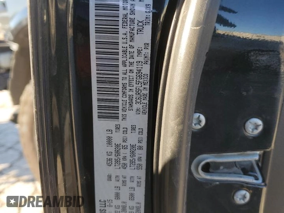 2015 Ram 2500 Laramie with VIN 3C6UR5FL5FG694119, listed as a Copart auction lot 80216644 with 154,153 mi miles and Salvage Title. Bid and sale history available at carsss.com. Image 12.