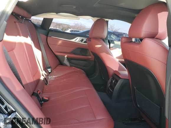 2022 BMW i4 eDrive40 with VIN WBY73AW03NFM93176, listed as a Copart auction lot 47775245 with 30,585 mi miles and Salvage Title. Bid and sale history available at carsss.com. Image 10.