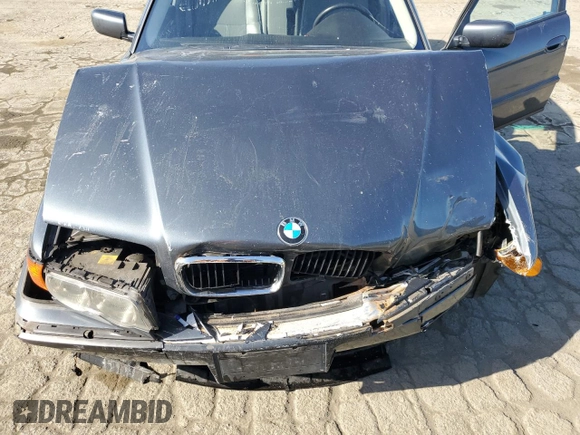 2000 BMW 7 Series 740iA with VIN WBAGG8341YDN80237, listed as a Copart auction lot 52212515 with 0 mi miles and Salvage Title. Bid and sale history available at carsss.com. Image 12.