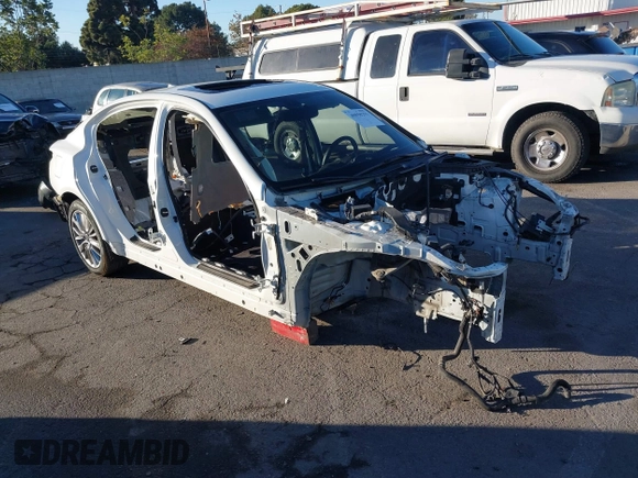 2018 Infiniti Q50 Luxe with VIN JN1EV7AP1JM360838, listed as a IAAI auction lot 40858291 with Not Provided miles and . Bid and sale history available at carsss.com. Image 1.
