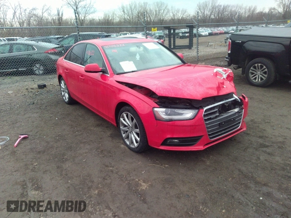 2013 Audi A4 Premium Plus с VIN WAUFFAFL5DN028947, выставлен на аукционе IAAI как лот 41706322 с пробегом 153 903 миль миль и . История ставок и продаж доступна на DreamBid. Изображение 1.