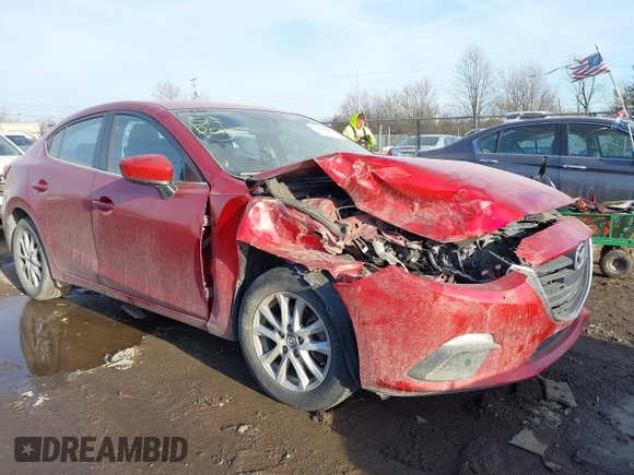2014 Mazda 3 i Grand Touring with VIN JM1BM1W76E1123407, listed as a IAAI auction lot 41416500 with 95,310 mi miles and . Bid and sale history available at carsss.com. Image 1.