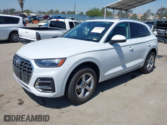 2023 Audi Q5 Premium with VIN WA1ABAFY6P2165402, listed as a IAAI auction lot 41969291 with 33,540 mi miles and . Bid and sale history available at DreamBid. Image 17.