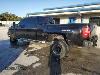 2013 Chevrolet Silverado 3500HD LT with VIN 1GC4K0C8XDF202084, listed as a Copart auction lot 80017574 with 327,079 mi miles and Salvage Title. Bid and sale history available at carsss.com. Image 2.