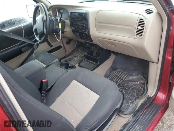 2007 Ford Ranger XL with VIN 1FTYR10UX7PA51749, listed as a Copart auction lot 83933794 with 139,442 mi miles and Salvage title. Bid and sale history available at DreamBid. Image 11.