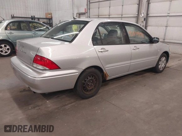 2003 Mitsubishi Lancer ES with VIN JA3AJ26EX3U080807, listed as a IAAI auction lot 42831941 with 156,360 mi miles and . Bid and sale history available at DreamBid. Image 4.