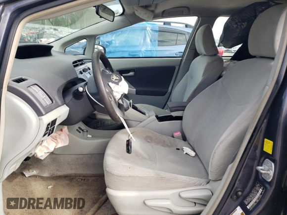 2011 Toyota Prius I with VIN JTDKN3DU4B0257934, listed as a Copart auction lot 55379255 with 288,400 mi miles and Clean Title. Bid and sale history available at DreamBid. Image 7.