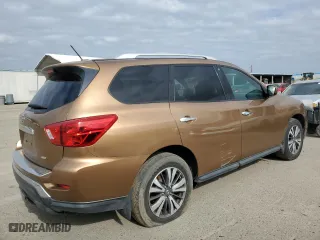 2017 Nissan Pathfinder S with VIN 5N1DR2MMXHC605245, listed as a Copart auction lot 53764715 with 167,954 mi miles and Clean Title. Bid and sale history available at carsss.com. Image 3.