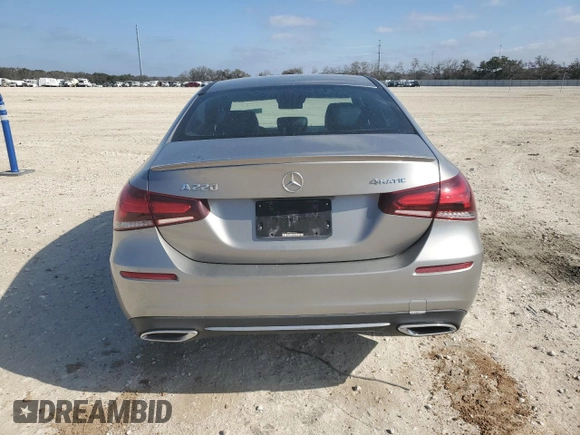 2019 Mercedes-Benz A 220 with VIN WDD3G4FB9KW025445, listed as a Copart auction lot 43725285 with 35,757 mi miles and Salvage Title. Bid and sale history available at DreamBid. Image 6.