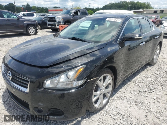 2012 Nissan Maxima SV with VIN 1N4AA5AP4CC841371, listed as a Copart auction lot 60878515 with 74,214 mi miles and Salvage title. Bid and sale history available at DreamBid. Image 1.