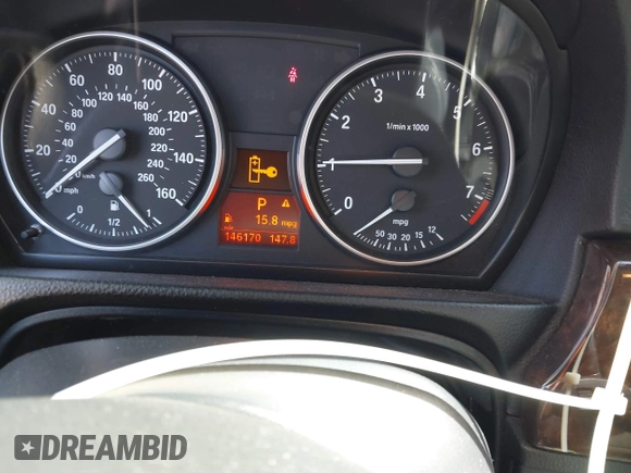 2009 BMW 3 Series 328i with VIN WBAPH57559NL77104, listed as a IAAI auction lot 41707276 with 146,170 mi miles and . Bid and sale history available at DreamBid. Image 7.