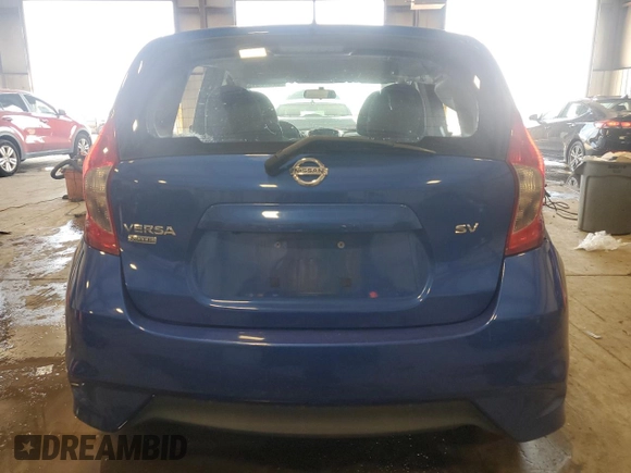2017 Nissan Note S Plus with VIN 3N1CE2CP2HL371763, listed as a Copart auction lot 62578515 with 88,730 mi miles and Salvage title. Bid and sale history available at DreamBid. Image 6.