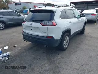 2019 Jeep Cherokee Latitude with VIN 1C4PJMCX0KD336934, listed as a IAAI auction lot 41172828 with 47,477 mi miles. Bid and sale history available at carsss.com. Image 4.