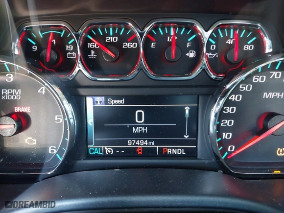2017 Chevrolet Silverado 1500 LT with VIN 1GCVKREC2HZ288845, listed as a IAAI auction lot 41260348 with 97,494 mi miles. Bid and sale history available at carsss.com. Image 16.