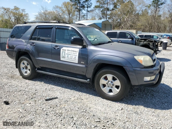 2005 Toyota 4Runner SR5 with VIN JTEZU14R250053554, listed as a Copart auction lot 49553385 with 334,564 mi miles and Clean Title. Bid and sale history available at carsss.com. Image 4.