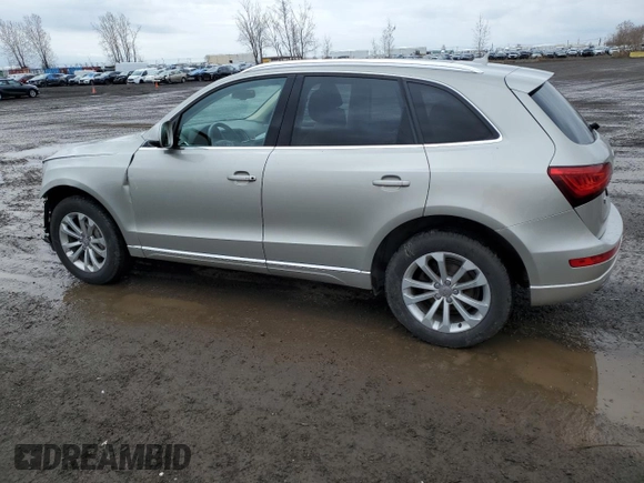 2014 Audi Q5 Premium Plus with VIN WA1VFCFP6EA062623, listed as a Copart auction lot 55485885 with 95,202 mi miles and Salvage title. Bid and sale history available at DreamBid. Image 2.