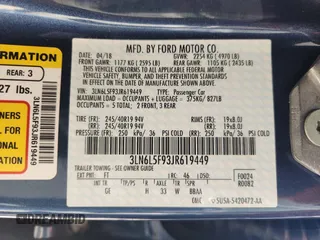 2018 Lincoln MKZ Reserve z VIN 3LN6L5F93JR619449, wystawiony jako Copart lot #62151395 z przebiegiem 21 381 mil mil oraz Szkoda całkowita • Salvage title. Historia ofert i sprzedaży dostępna na DreamBid. Obrazek 13.