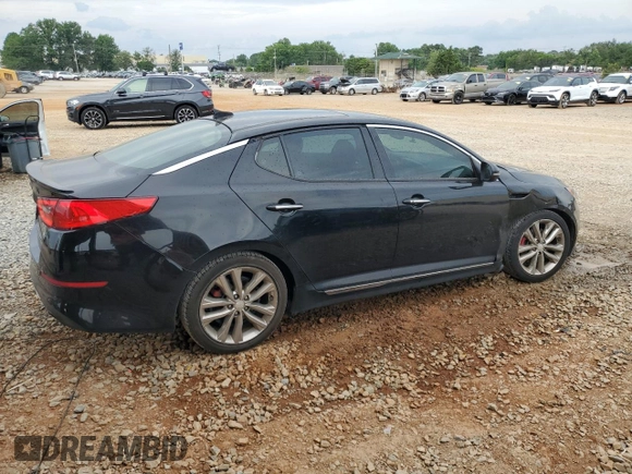 2015 Kia Optima SX Turbo with VIN 5XXGR4A60FG394041, listed as a Copart auction lot 60543135 with 129,130 mi miles and Clean title. Bid and sale history available at DreamBid. Image 3.