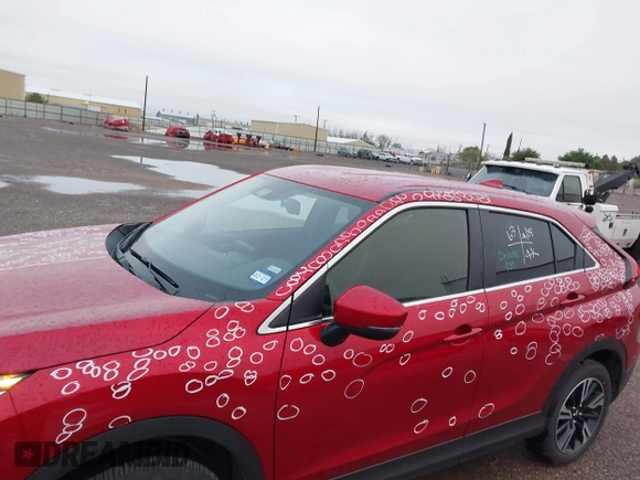 2025 Mitsubishi Eclipse Cross SE with VIN JA4ATWAA4SZ009699, listed as a IAAI auction lot 42178059 with 3,780 mi miles and . Bid and sale history available at DreamBid. Image 6.