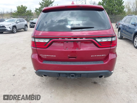 2014 Dodge Durango Citadel with VIN 1C4SDJET0EC278151, listed as a IAAI auction lot 42157123 with 130,672 mi miles and . Bid and sale history available at DreamBid. Image 16.