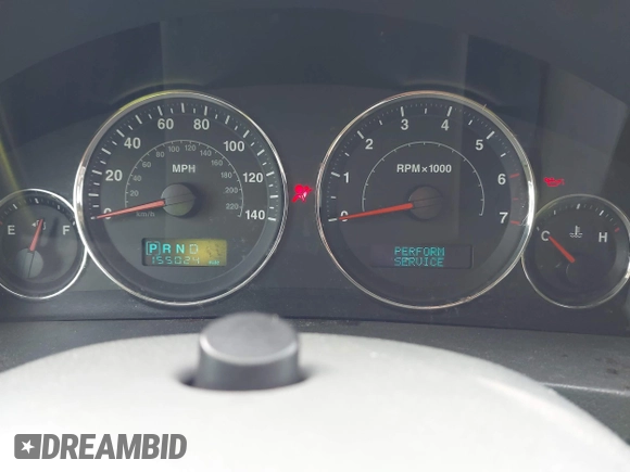 2007 Jeep Grand Cherokee Laredo with VIN 1J8GS48K17C684497, listed as a IAAI auction lot 42136314 with 155,024 mi miles. Bid and sale history available at carsss.com. Image 7.