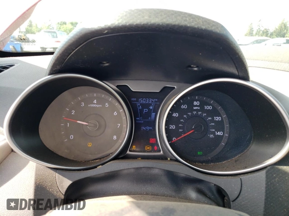 2013 Hyundai Veloster w/Black Int with VIN KMHTC6AD7DU132479, listed as a Copart auction lot 44785445 with 150,334 mi miles and Salvage Title. Bid and sale history available at carsss.com. Image 9.