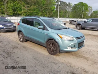2013 Ford Escape SEL with VIN 1FMCU0HX1DUD56986, listed as a IAAI auction lot 42026927 with 180,318 mi miles. Bid and sale history available at carsss.com. Image 1.