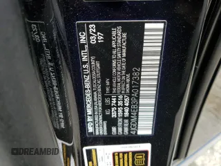 2023 Mercedes-Benz EQS 580 z VIN 4JGDM4EB3PA017382, wystawiony jako Copart lot #56544745 z przebiegiem 16 362 mil mil oraz Szkoda całkowita • Salvage title. Historia ofert i sprzedaży dostępna na DreamBid. Obrazek 13.