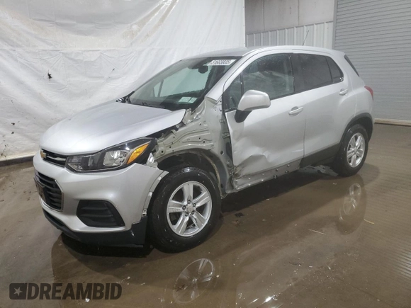 2019 Chevrolet Trax LS with VIN 3GNCJKSB8KL211898, listed as a Copart auction lot 51665835 with 92,005 mi miles and Salvage Title. Bid and sale history available at carsss.com. Image 1.