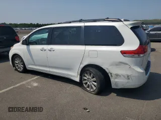 2013 Toyota Sienna XLE with VIN 5TDDK3DC2DS052055, listed as a Copart auction lot 89364395 with 219,670 mi miles and Non Repairable. Bid and sale history available at DreamBid. Image 2.