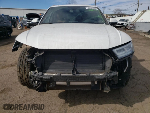 2018 Audi Q5 Premium Plus with VIN WA1BNAFYXJ2183307, listed as a Copart auction lot 48328035 with 0 mi miles and Salvage Title. Bid and sale history available at carsss.com. Image 5.