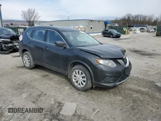 2016 Nissan Rogue S with VIN JN8AT2MV5GW151523, listed as a Copart auction lot 46334555 with 144,065 mi miles and Salvage Title. Bid and sale history available at carsss.com. Image 4.