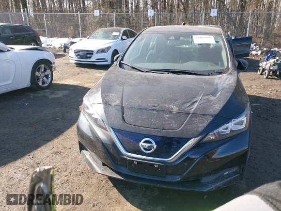 2022 Nissan LEAF SV with VIN 1N4AZ1CV9NC561705, listed as a IAAI auction lot 41465860 with 19,549 mi miles and . Bid and sale history available at DreamBid. Image 12.