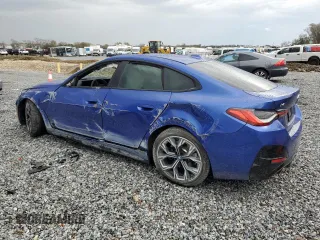 2024 BMW i4 M50 z VIN WBY33AW00RFS45178, wystawiony jako Copart lot #46379085 z przebiegiem Nie podano mil oraz Nie do naprawy • Non repairable. Historia ofert i sprzedaży dostępna na DreamBid. Obrazek 2.
